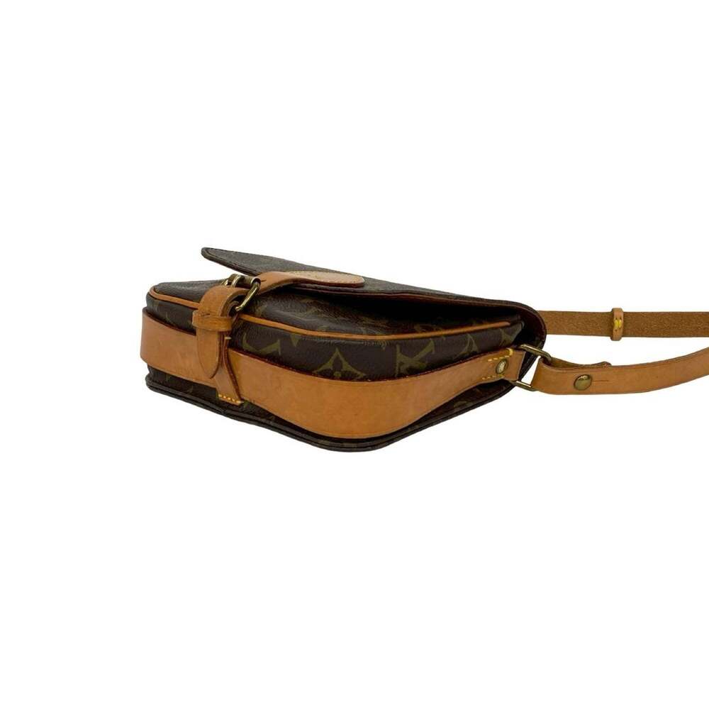 LOUIS VUITTON Vintage Brown Monogram Leather Pochette Shoulder Bag - Picture 8 of 9